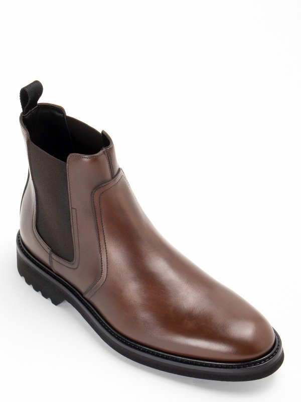 Stivali in pelle marrone shop online: BALDININI