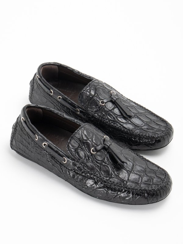 BRIONI: Mocassins & Chaussures bateau online - Mocassins - Noir