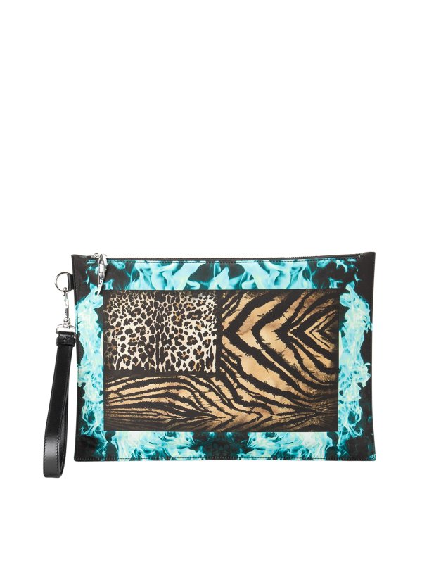 ROBERTO CAVALLI: クラッチバッグ - クラッチバッグ - マルチカラー