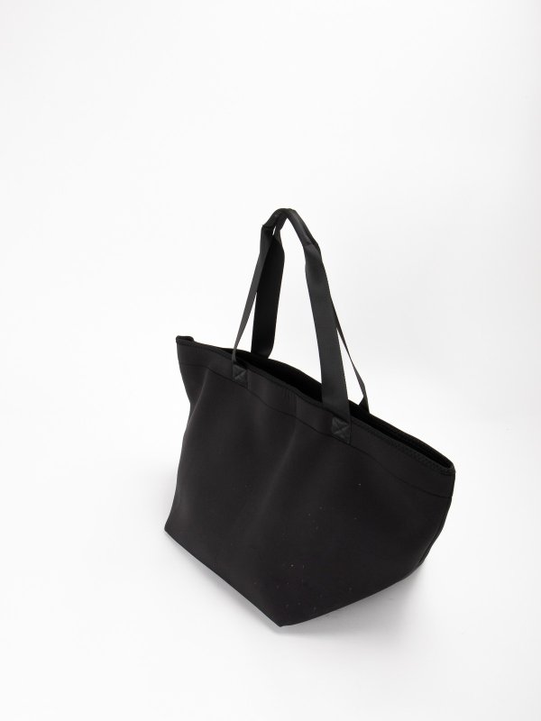 Black tech fabric clutch shop online: EMPORIO ARMANI