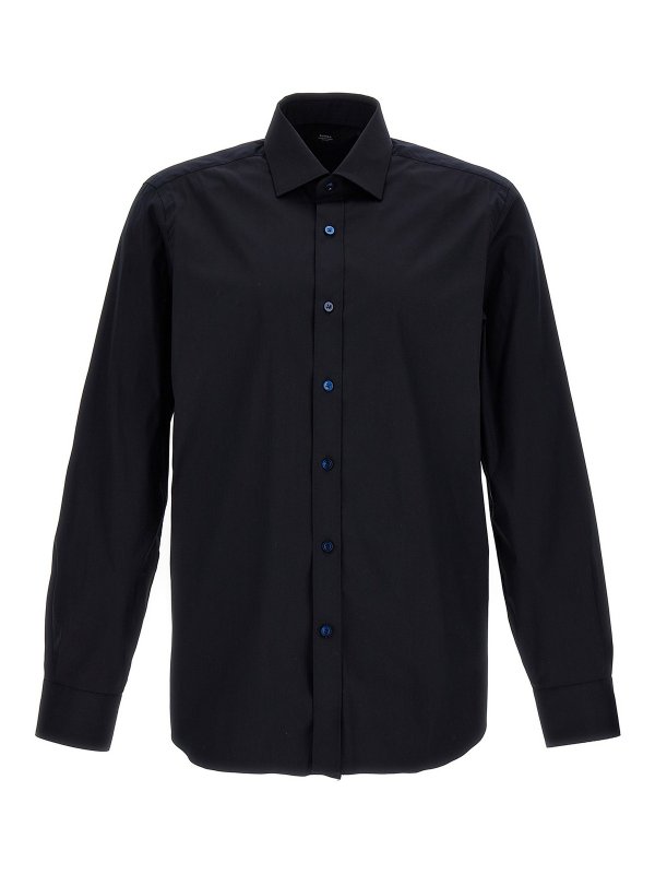 BARBA: Chemises - Chemise - Bleu