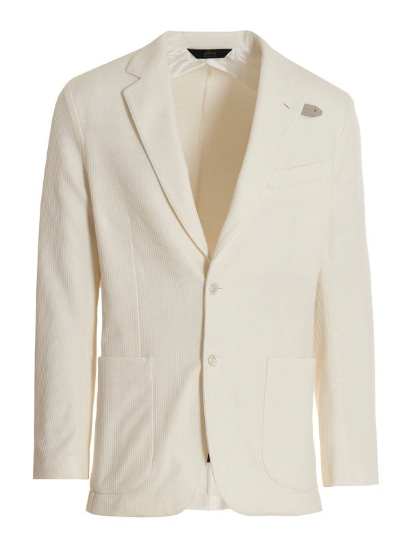 BRIONI: blazers - Single-breasted blazer jacket