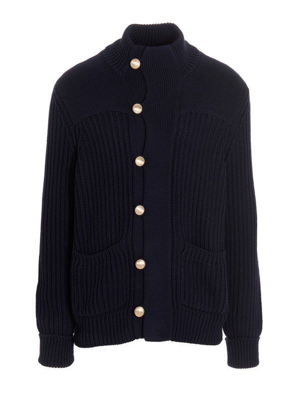 BRUNELLO CUCINELLI: Cardigans - Cardigan - Bleu