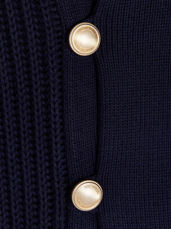 Cardigan - Bleu shop online: BRUNELLO CUCINELLI