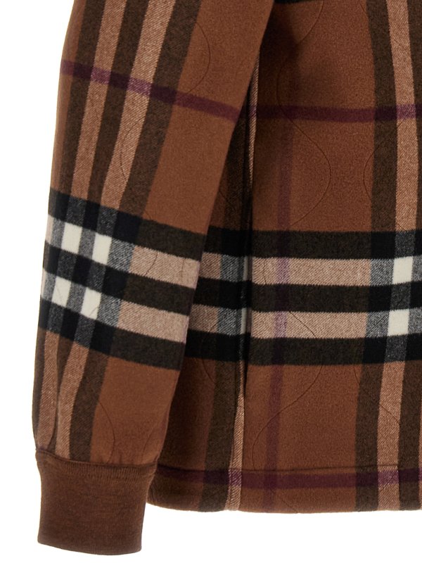 Check wool bomber jacket shop online: BURBERRY