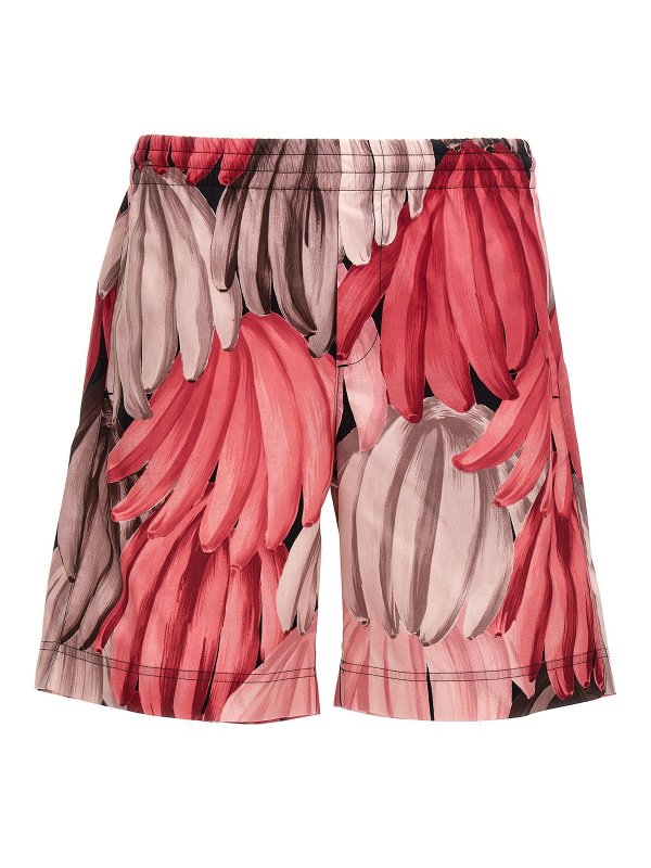m.s.g.m.: Trousers Shorts - Banana bermuda shorts
