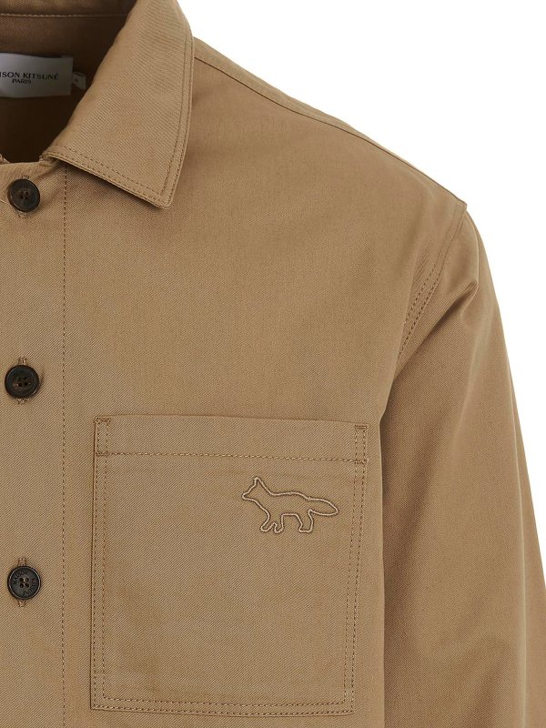 iKRIX MAISON KITSUNÉ: シャツ - シャツ - ベージュ