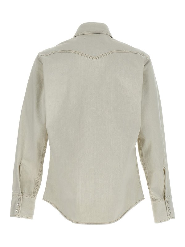 Maison Margiela: camicie online - Camicia in denim di cotone