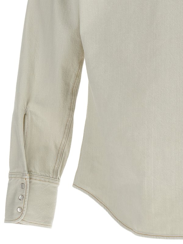 Camicia in denim di cotone shop online: Maison Margiela