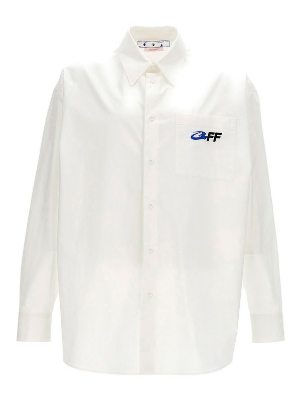OFF-WHITE: shirts - Overshirt exact opposite