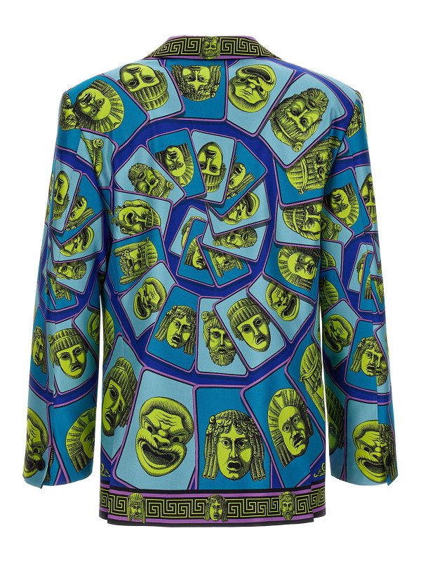 VERSACE: blazers online - Masks blazer jacket