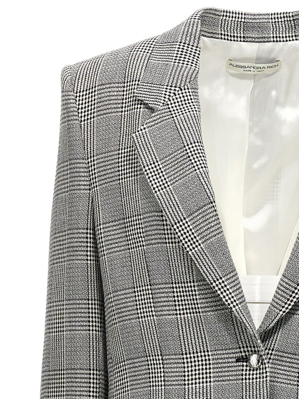 The Best Shops ALESSANDRA RICH: blazers - Single breast oversize wool blazer