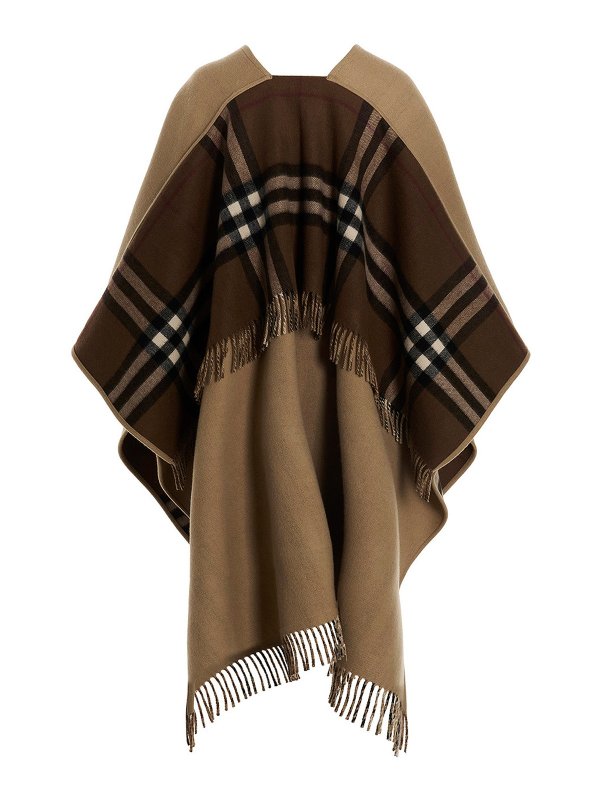 BURBERRY: Capes & Ponchos online - Cape - Burberry Check