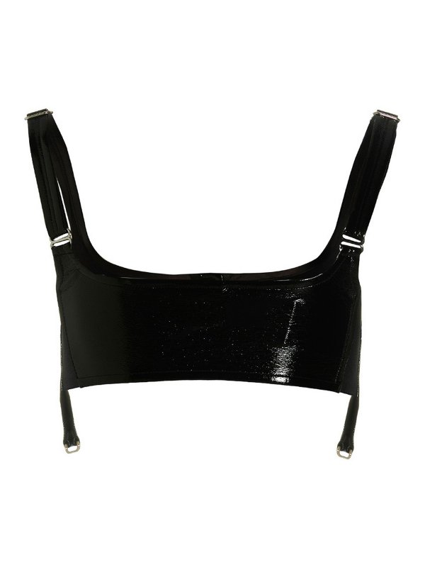 Courreges: Tops y camisetas sin mangas online - Top - Negro