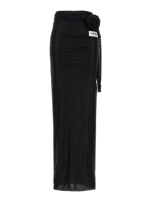 DOLCE & GABBANA: Lange Röcke - Langer Rock - Schwarz