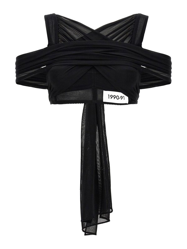 DOLCE & GABBANA: トップス＆タンクトップ - トップ/タンクトップ - 黒