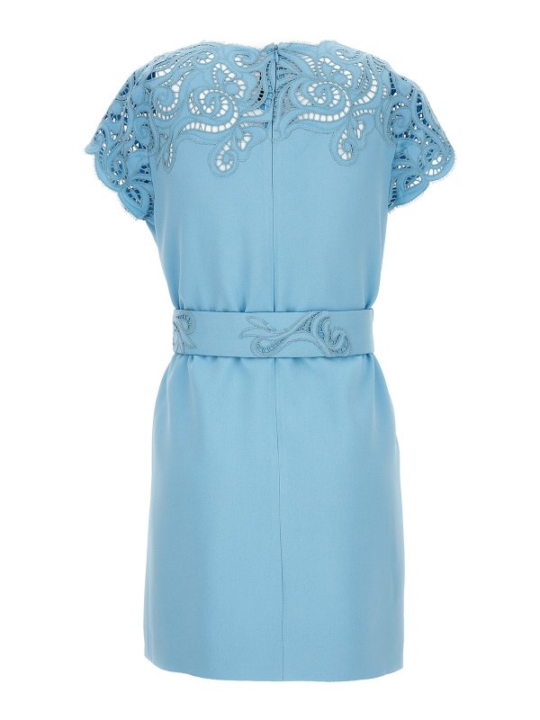 ERMANNO SCERVINO: Kurze Kleider online - Kurzes Kleid - Hellblau