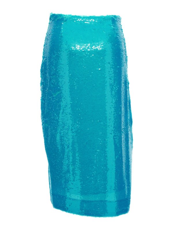 GANNI: Long skirts online - Sequin midi skirt