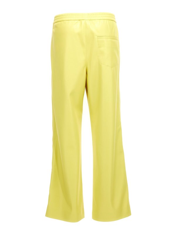 パンツ nanushka SS23 Lorca' pants (NW23RSPA01614 YELLOW) Nanushka Lorca faux-leather Trousers | Yellow | FARFETCH TH