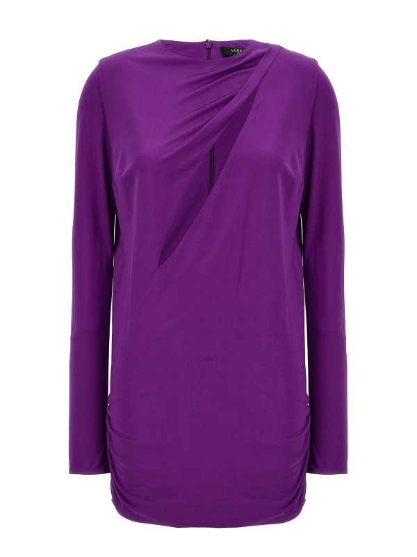 VERSACE: Robes courtes - Robe Courte - Violet