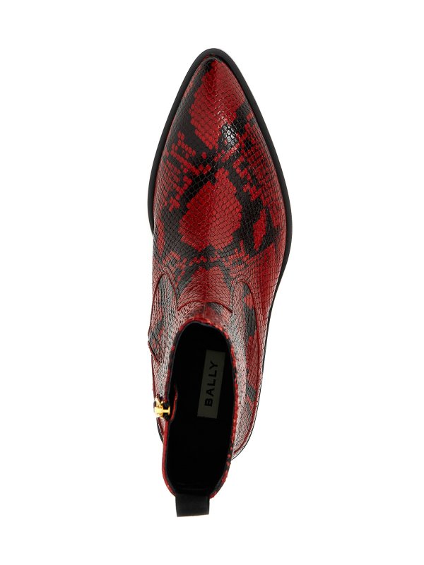 iKRIX BALLY: ankle boots - Python print leather boots