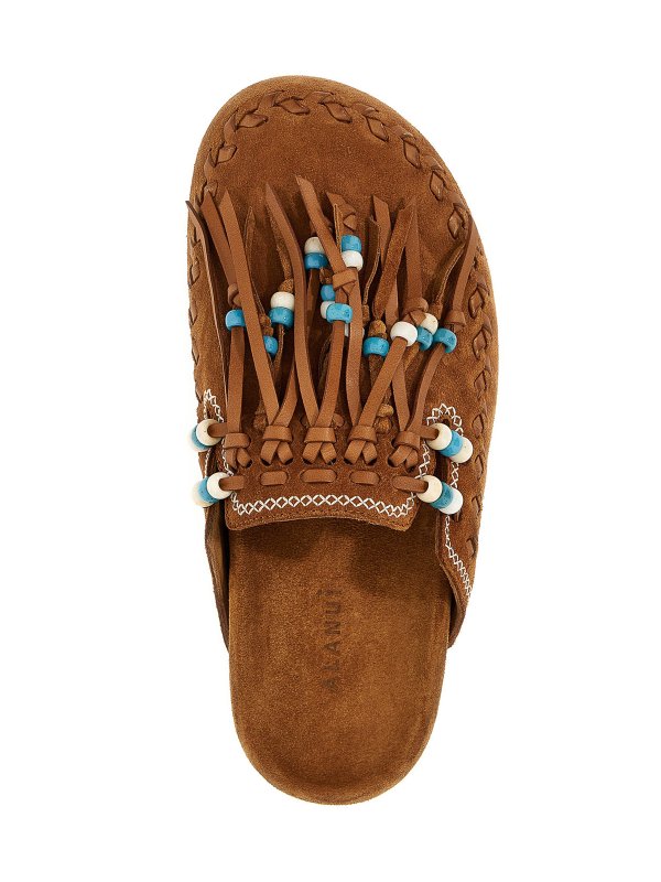 iKRIX ALANUI: mules shoes - Salvation mountain suede sabot