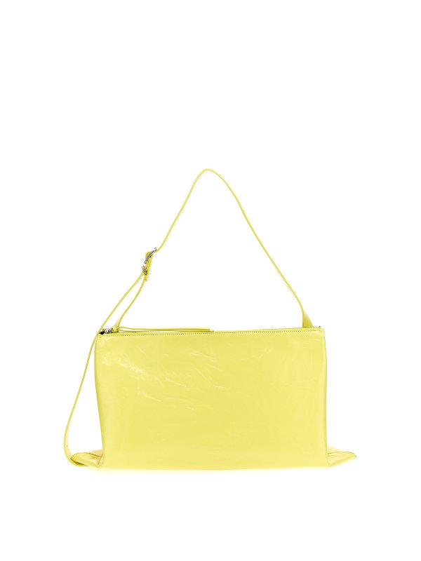 JIL SANDER: Schultertaschen - Schultertasche - Gelb