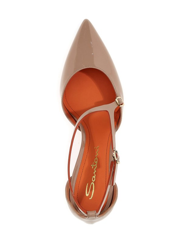 The Best Shops SANTONI: court shoes - Haris shiny leather pumps