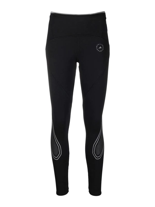ADIDAS BY STELLA MCCARTNEY: leggings - High waisted black tight pants