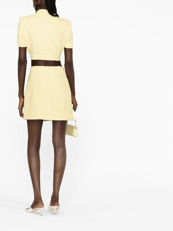 ミニスカート - イエロー shop online: ALESSANDRA RICH