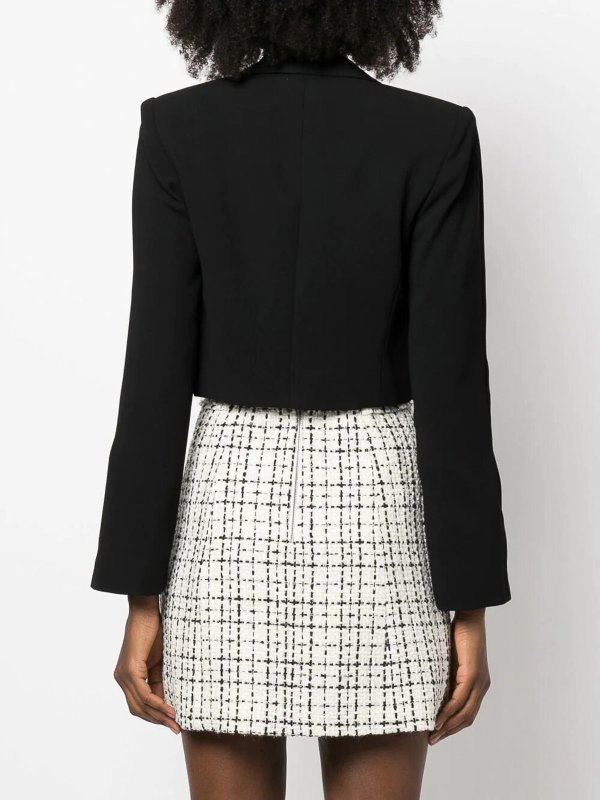 Button closure splited jacket shop online: ALICE+OLIVIA