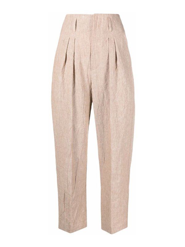 BRUNELLO CUCINELLI: casual trousers - High waisted trousers