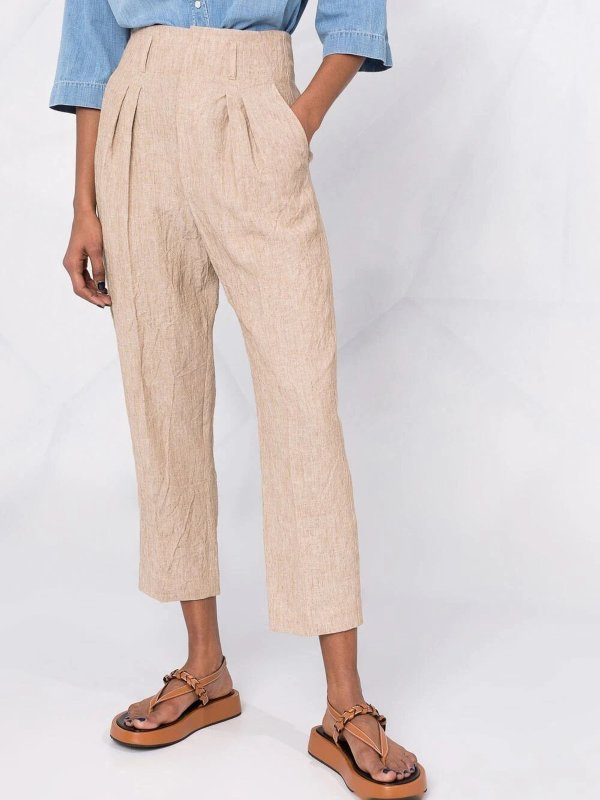 BRUNELLO CUCINELLI: casual trousers online - High waisted trousers