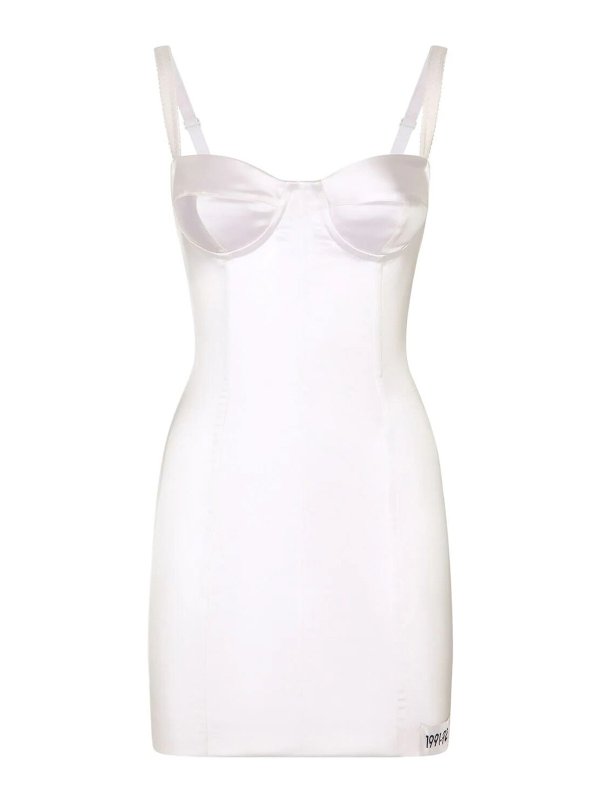 DOLCE & GABBANA: short dresses - Short dress with adjustabe straps