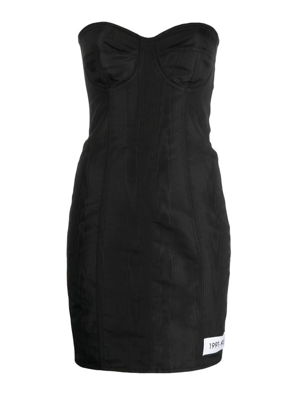 DOLCE & GABBANA: short dresses - Silk mini dress