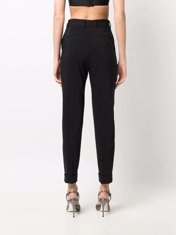 Logo cotton trousers shop online: DOLCE & GABBANA