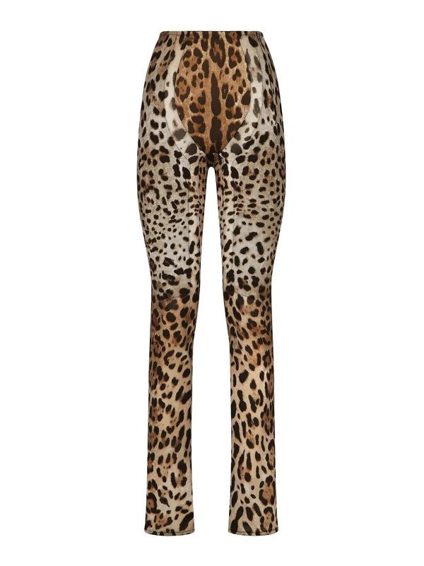 DOLCE & GABBANA: カジュアルトラウザー - カジュアルパンツ - ブラウン