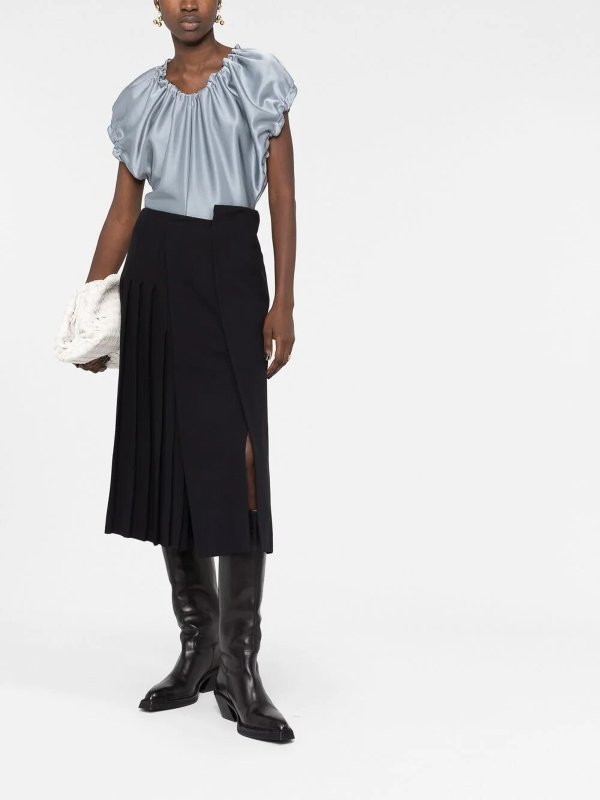 iKRIX JIL SANDER: Blusen - Bluse - Grau