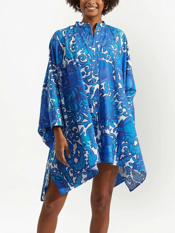 iKRIX LA DOUBLEJ: Knielange Kleider - Knielanges Kleid - Hellblau