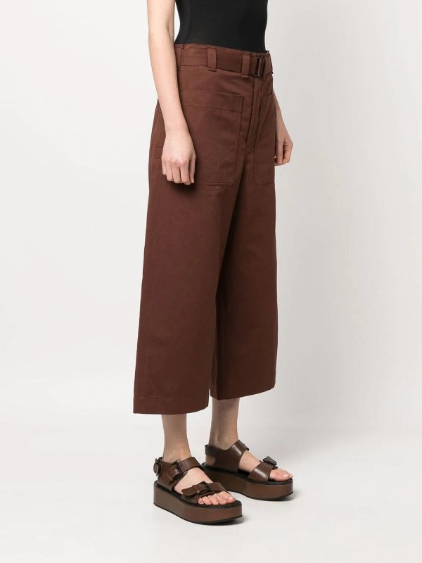 LEMAIRE: Pantalons casual online - Pantalons Décontractés - Marron