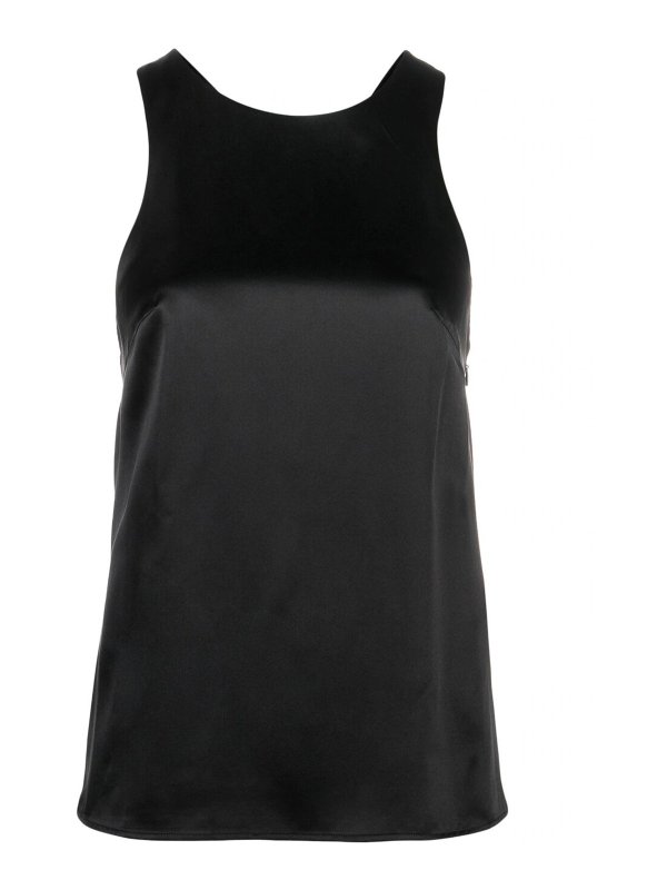 LOULOU STUDIO: トップス＆タンクトップ - トップ/タンクトップ - 黒