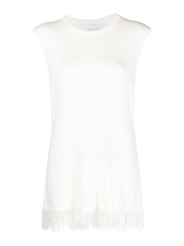 LOULOU STUDIO: トップス＆タンクトップ - トップ/タンクトップ - 白