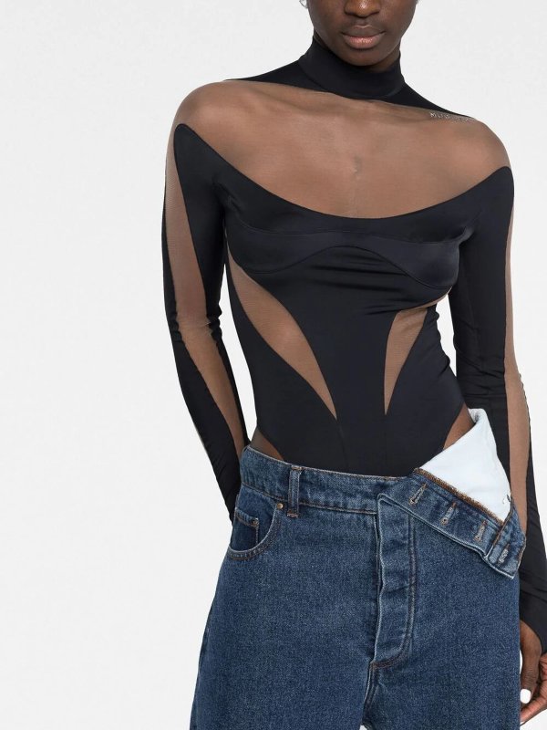 Top - Noir shop online: MUGLER