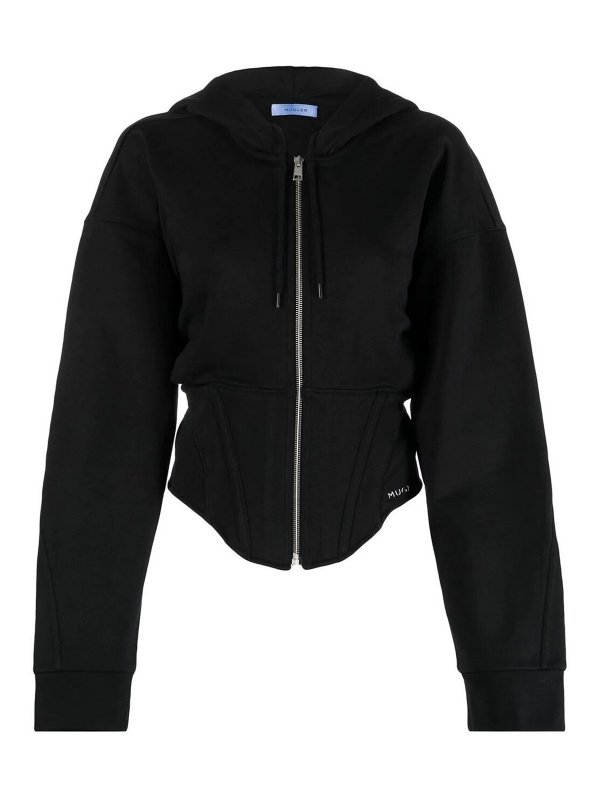 MUGLER: スウェット＆セーター - スウェットシャツ/セーター - 黒