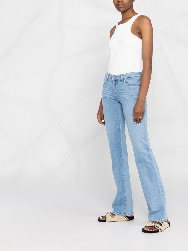 iKRIX PAIGE: ベルボトムジーンズ - フレアジーンズ - ライトウォッシュ