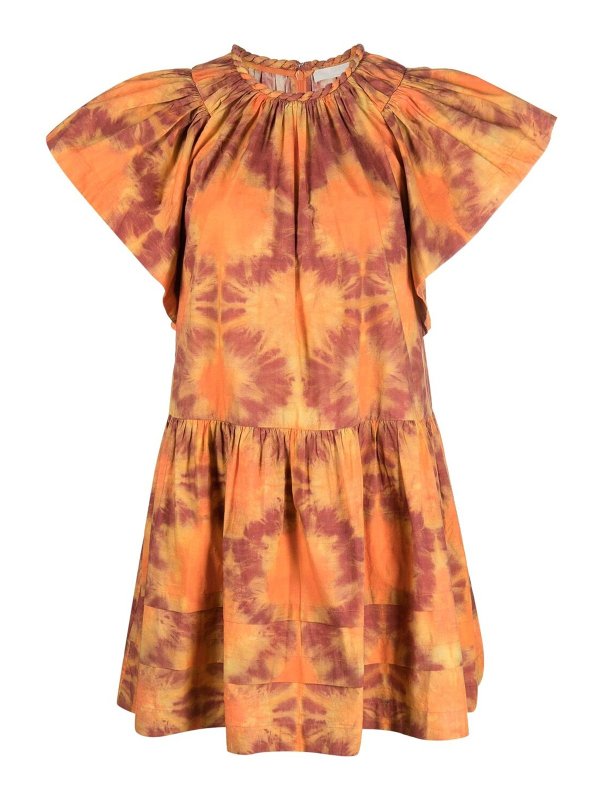 ULLA JOHNSON: Robes courtes - Robe Courte - Argent