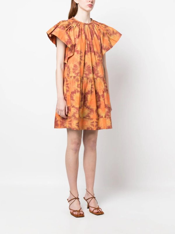ULLA JOHNSON: Robes courtes online - Robe Courte - Argent
