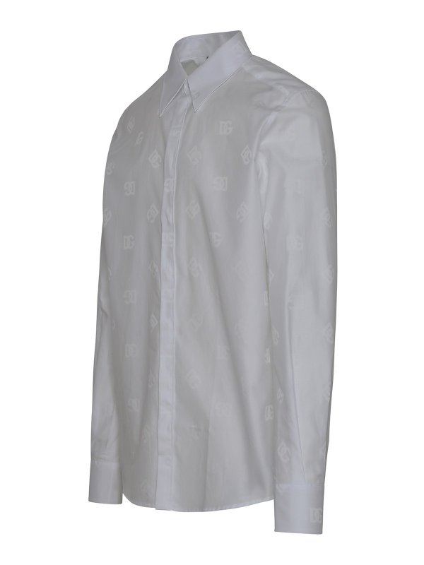 DOLCE & GABBANA: shirts online - White cotton shirt