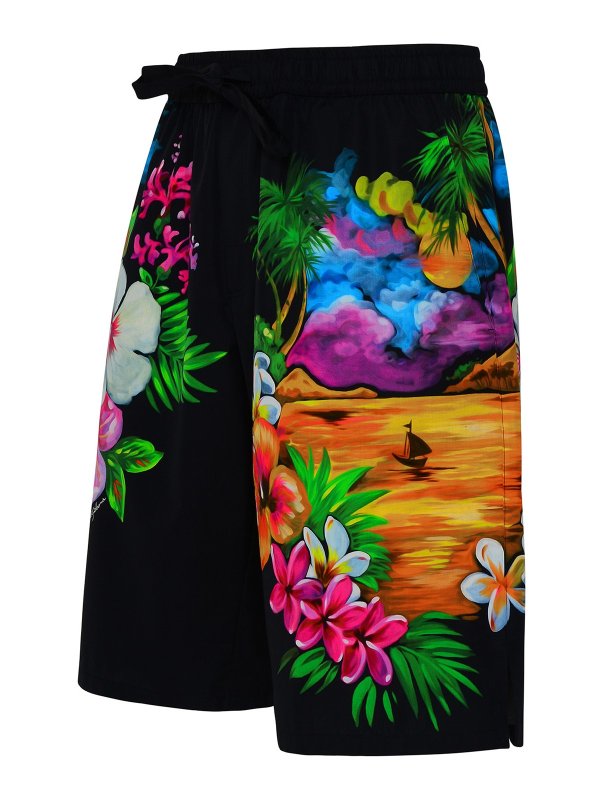 DOLCE & GABBANA: Shorts online - Short - Noir