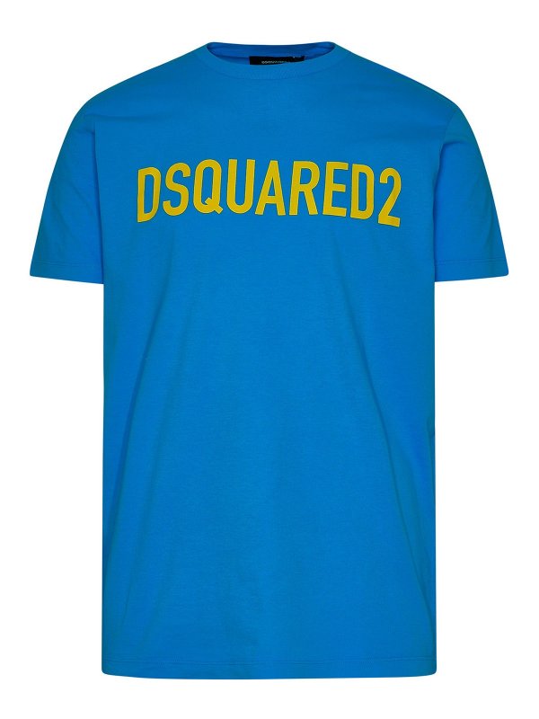 DSQUARED2: Camisetas - Camiseta - Azul Claro